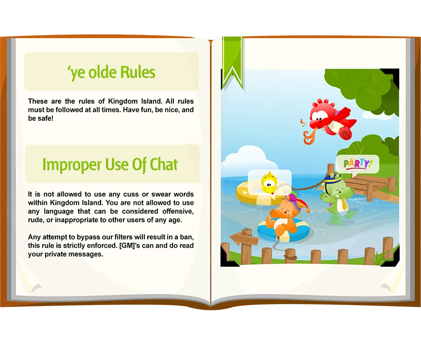 The original rulebook: Improper Use of Chat