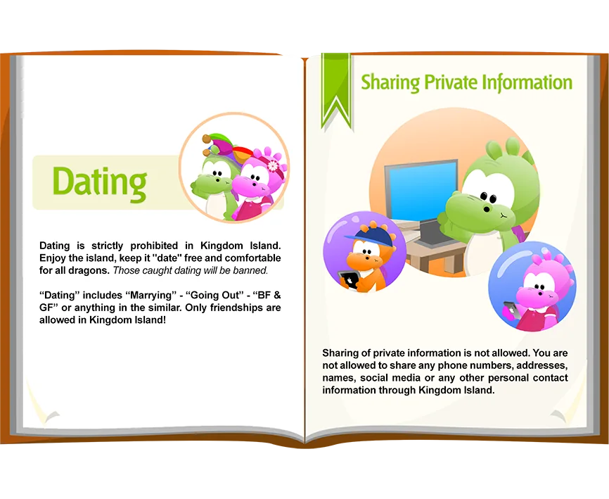 The original rulebook: Dating and Sharing Private Information